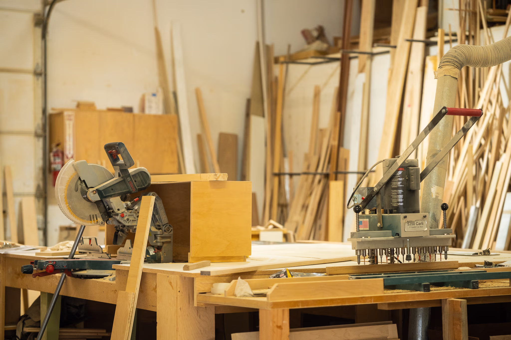 a cabinet shop